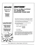 Preview for 36 page of Craftsman 358.352380 Operator'S Manual