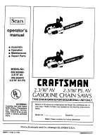 Craftsman 358.355060 Operator'S Manual preview