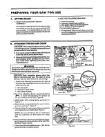 Предварительный просмотр 7 страницы Craftsman 358.355061 Operator'S Manual