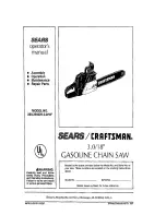 Preview for 1 page of Craftsman 358.356070 Operator'S Manual