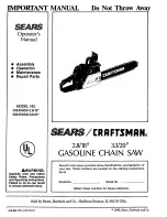 Craftsman 358.356281 Operator'S Manual preview