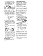 Preview for 15 page of Craftsman 358.360120 Instruction Manual