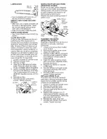 Preview for 16 page of Craftsman 358.360120 Instruction Manual