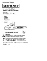 Craftsman 358.360180 Instruction Manual preview