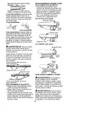 Preview for 34 page of Craftsman 358.360830 Instruction Manual