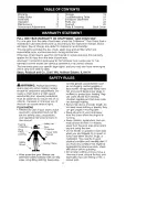 Preview for 2 page of Craftsman 358.360831 Instruction Manual