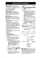 Предварительный просмотр 19 страницы Craftsman 358.381700 Operator'S Manual