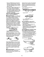 Предварительный просмотр 42 страницы Craftsman 358.381700 Operator'S Manual