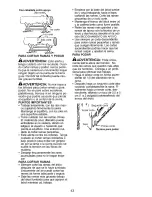 Предварительный просмотр 43 страницы Craftsman 358.381700 Operator'S Manual