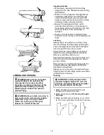 Preview for 14 page of Craftsman 358.740160 Operator'S Manual