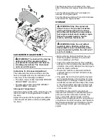 Preview for 18 page of Craftsman 358.740160 Operator'S Manual