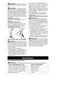 Preview for 9 page of Craftsman 358.748240 Instruction Manual