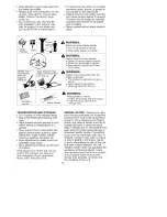 Preview for 5 page of Craftsman 358.792403 Operator'S Manual