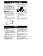 Preview for 10 page of Craftsman 358.792403 Operator'S Manual