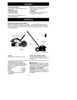 Preview for 6 page of Craftsman 358.792404 Operator'S Manual