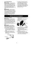 Preview for 9 page of Craftsman 358.792404 Operator'S Manual