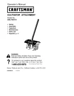 Preview for 1 page of Craftsman 358.792410 Operator'S Manual