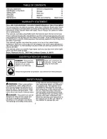 Preview for 2 page of Craftsman 358.792440 Instruction Manual