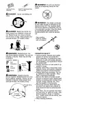 Preview for 3 page of Craftsman 358.792440 Instruction Manual