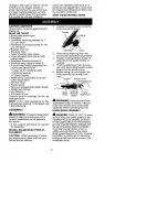 Preview for 5 page of Craftsman 358.792442 Instruction Manual