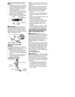 Preview for 11 page of Craftsman 358.792443 Operator'S Manual