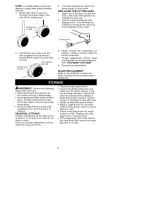 Preview for 15 page of Craftsman 358.792443 Operator'S Manual