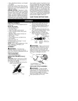 Preview for 7 page of Craftsman 358.792450 Operator'S Manual