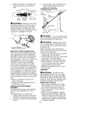 Preview for 10 page of Craftsman 358.792450 Operator'S Manual