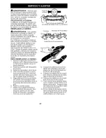 Preview for 28 page of Craftsman 358.792450 Operator'S Manual