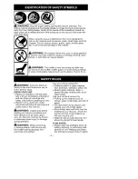 Preview for 4 page of Craftsman 358.794701 Operator'S Manual