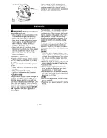 Preview for 14 page of Craftsman 358.794704 Operator'S Manual