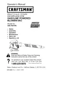 Craftsman 358.794740 Operator'S Manual preview