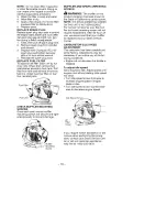 Preview for 13 page of Craftsman 358.794750 Operator'S Manual