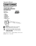 Craftsman 358.794761 Operator'S Manual preview