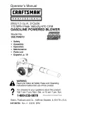 Craftsman 358.794810 Operator'S Manual preview