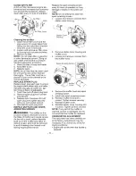 Preview for 11 page of Craftsman 358.794810 Operator'S Manual