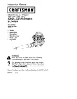 Preview for 1 page of Craftsman 358.794901 Instruction Manual