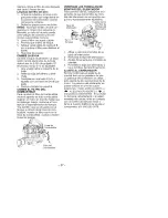 Preview for 24 page of Craftsman 358.794960 Instruction Manual