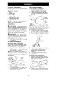 Предварительный просмотр 6 страницы Craftsman 358.794963 Operator'S Manual