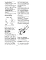 Предварительный просмотр 9 страницы Craftsman 358.794963 Operator'S Manual