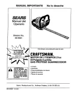 Предварительный просмотр 22 страницы Craftsman 358.795631 Operator'S Manual