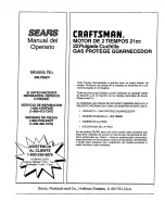 Предварительный просмотр 40 страницы Craftsman 358.795631 Operator'S Manual