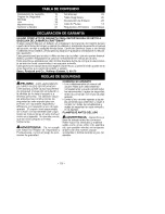 Preview for 13 page of Craftsman 358.795792 Operator'S Manual