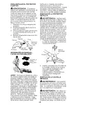 Предварительный просмотр 26 страницы Craftsman 358.7958 Operator'S Manual