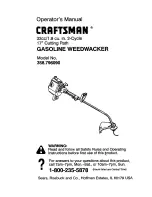 Предварительный просмотр 1 страницы Craftsman 358.796090 Operator'S Manual