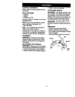 Preview for 4 page of Craftsman 358.796090 Operator'S Manual