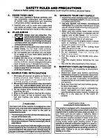 Preview for 3 page of Craftsman 358.796131- 26.2cc Operator'S Manual