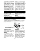 Preview for 16 page of Craftsman 358.796356 Operator'S Manual