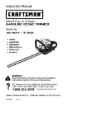 Craftsman 358.796370 Instruction Manual предпросмотр