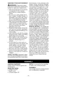 Preview for 5 page of Craftsman 358.796390 Operator'S Manual